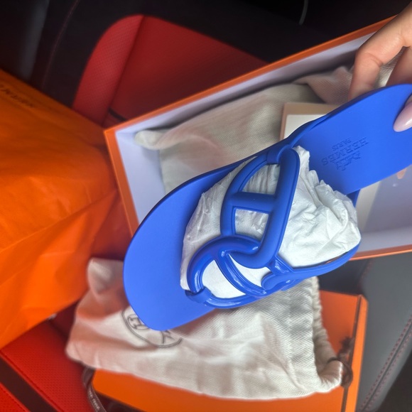Hermes Shoes - Blue Women's Sandals